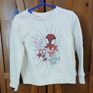 Marvel Cream Sweatshirt with Spider-Man Design